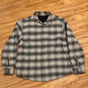 Calvin Klein Men's Fleece-Lined Flannel Jacket, Standard Fit - Size XL